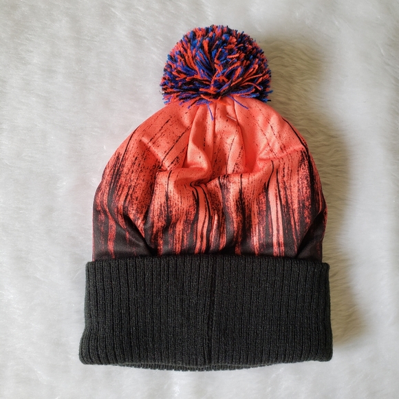 Air Jordan 8 VIII Retro Bred Infrared Beanie Hat - Picture 2 of 5